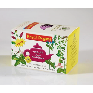 Royal Regime Herbal Tea ( Chicory Leaves 20 % + Indian Senna Leaves 30 % + Fennel Fruites 25 % ) 25 tea bags
